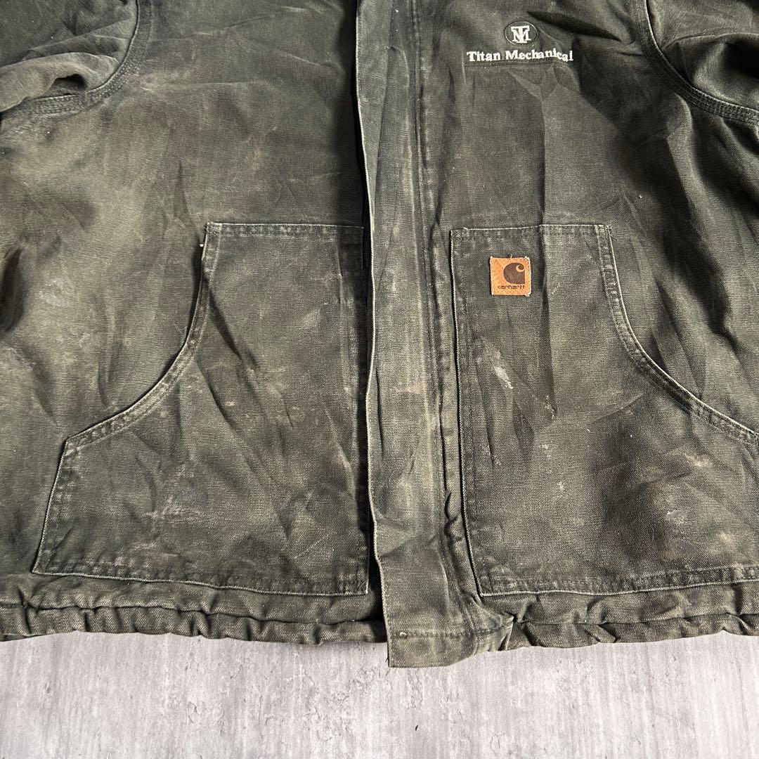 O447 カーハート J22 MOS モスーグリン デトロイト XL 短丈