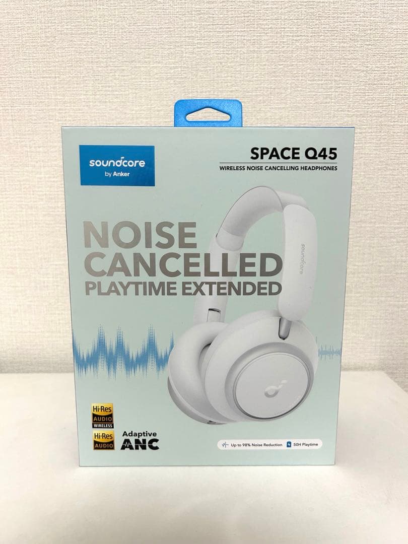 【極美品】Anker Soundcore Space Q45（ホワイト)