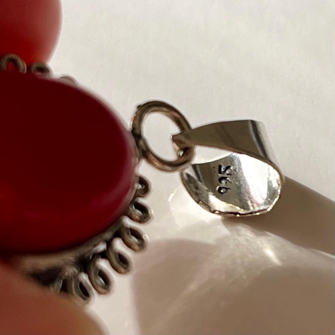 シルバーアクセサリー まとめ売り 925 レッドコーラル リング ペンダント
