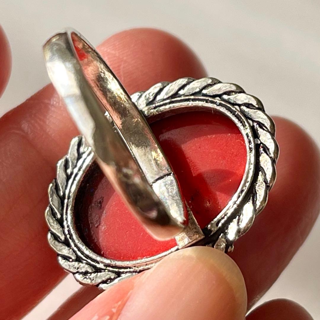 シルバーアクセサリー まとめ売り 925 レッドコーラル リング ペンダント