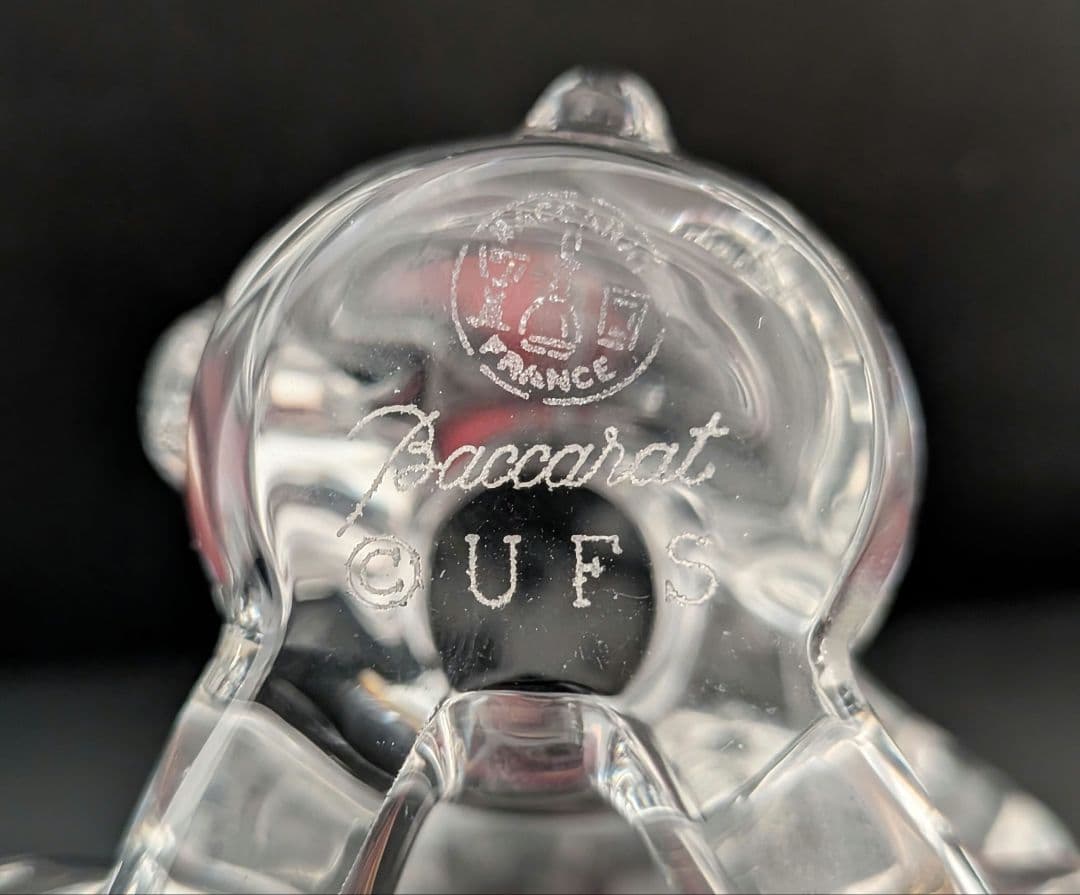 【最終値下げ】Baccarat　SNOOPY彫刻
