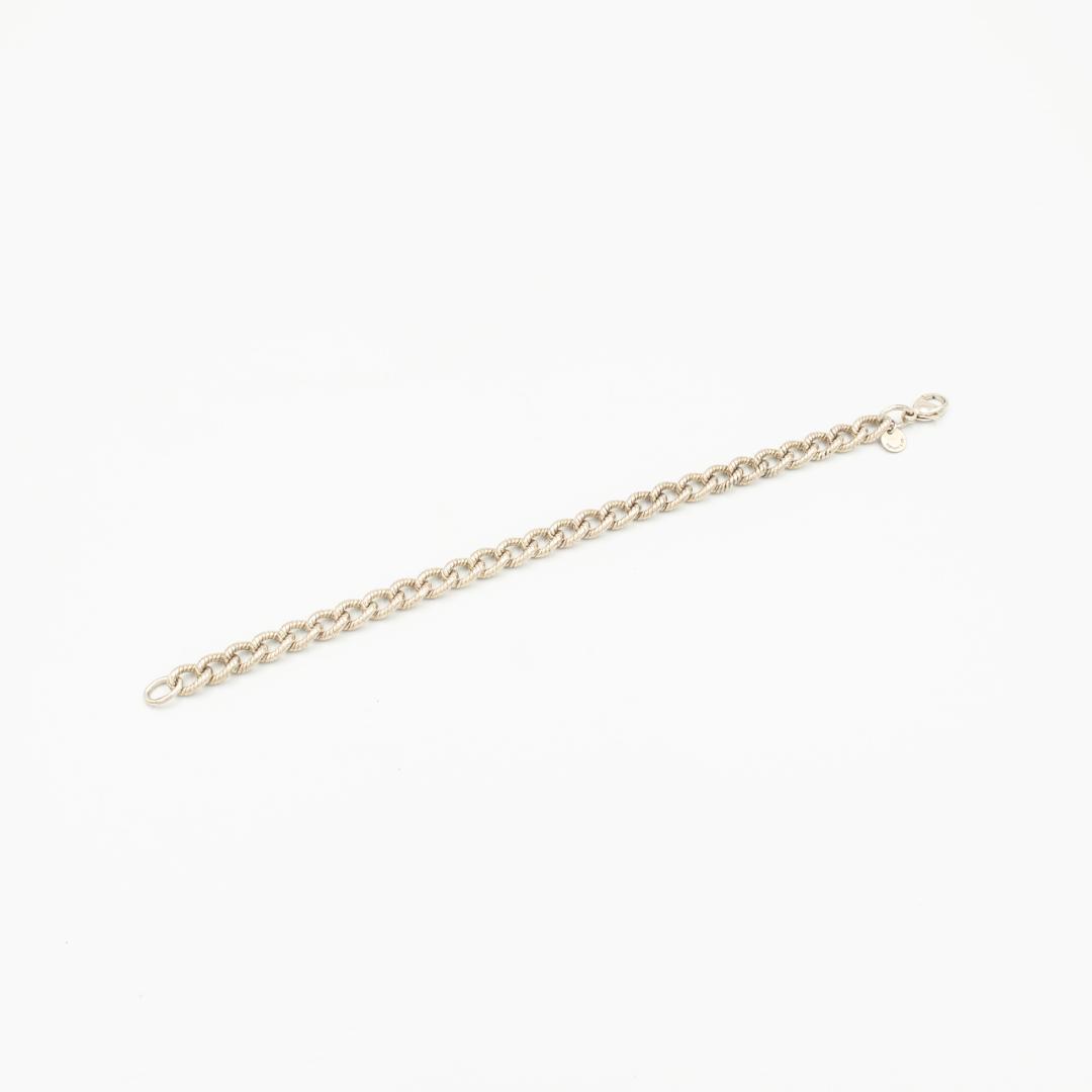 ヴィンテージ ティファニー パターンドリンク ツイスト ロープ ブレスレット