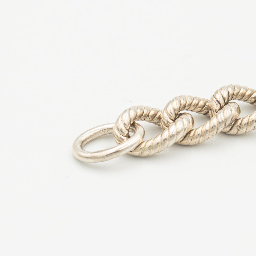 ヴィンテージ ティファニー パターンドリンク ツイスト ロープ ブレスレット