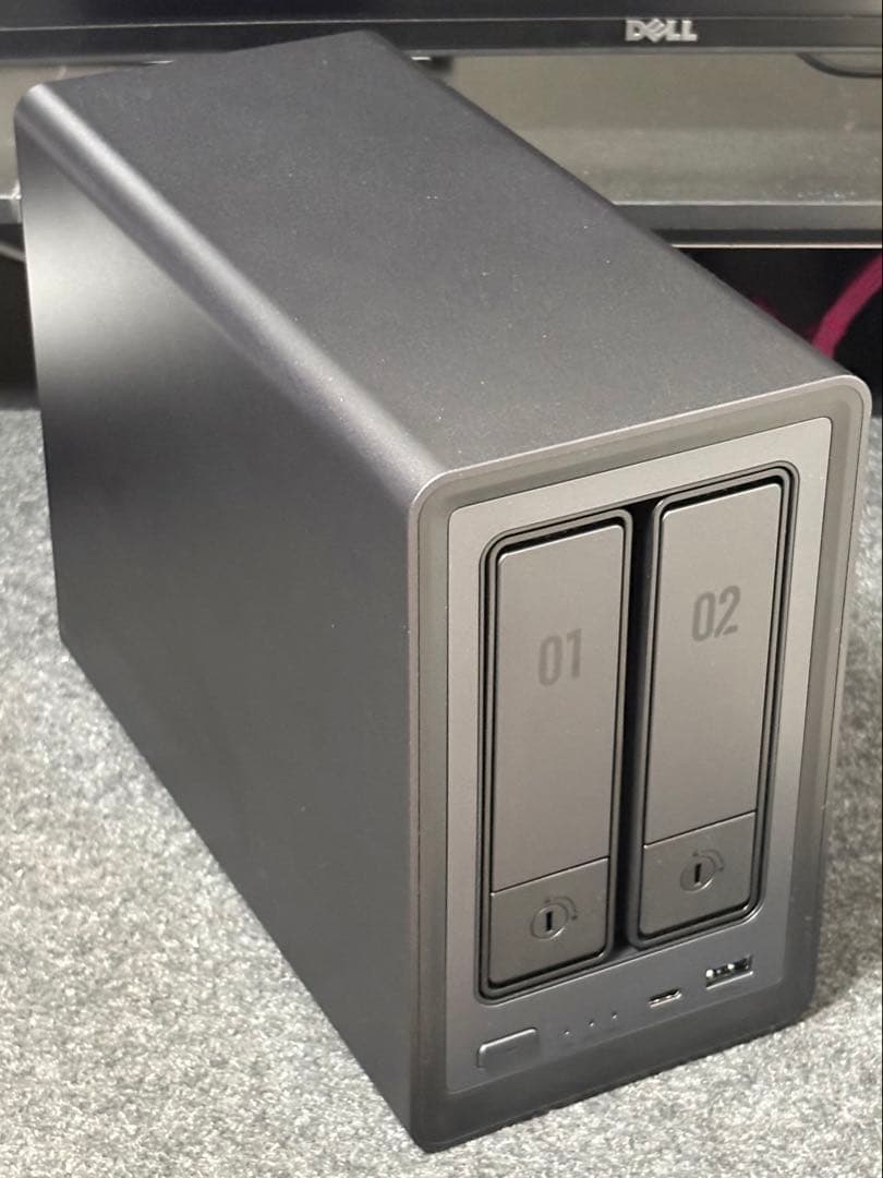 UGREEN NASync DXP2800 2ベイ + 4TB HDD