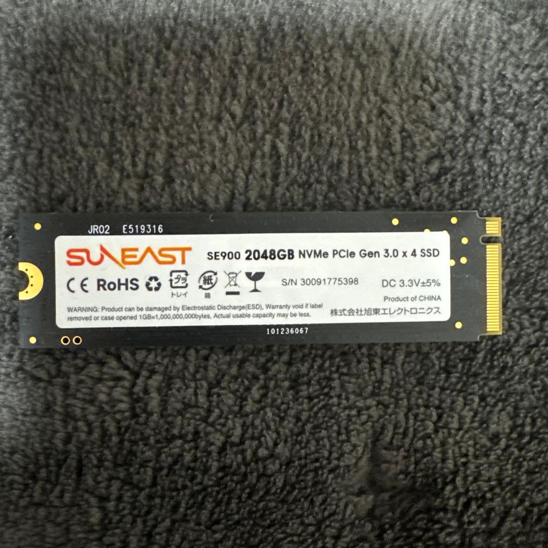 内蔵型SSD SUNEAST SSD 2TB M.2 NVME
