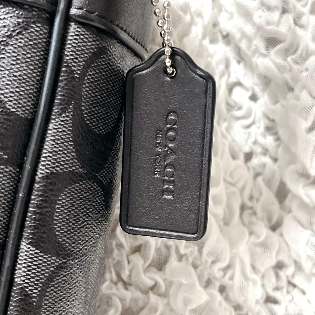 美品✨COACH コーチ シグネチャー フライトバッグ クロスボディ 斜め掛け