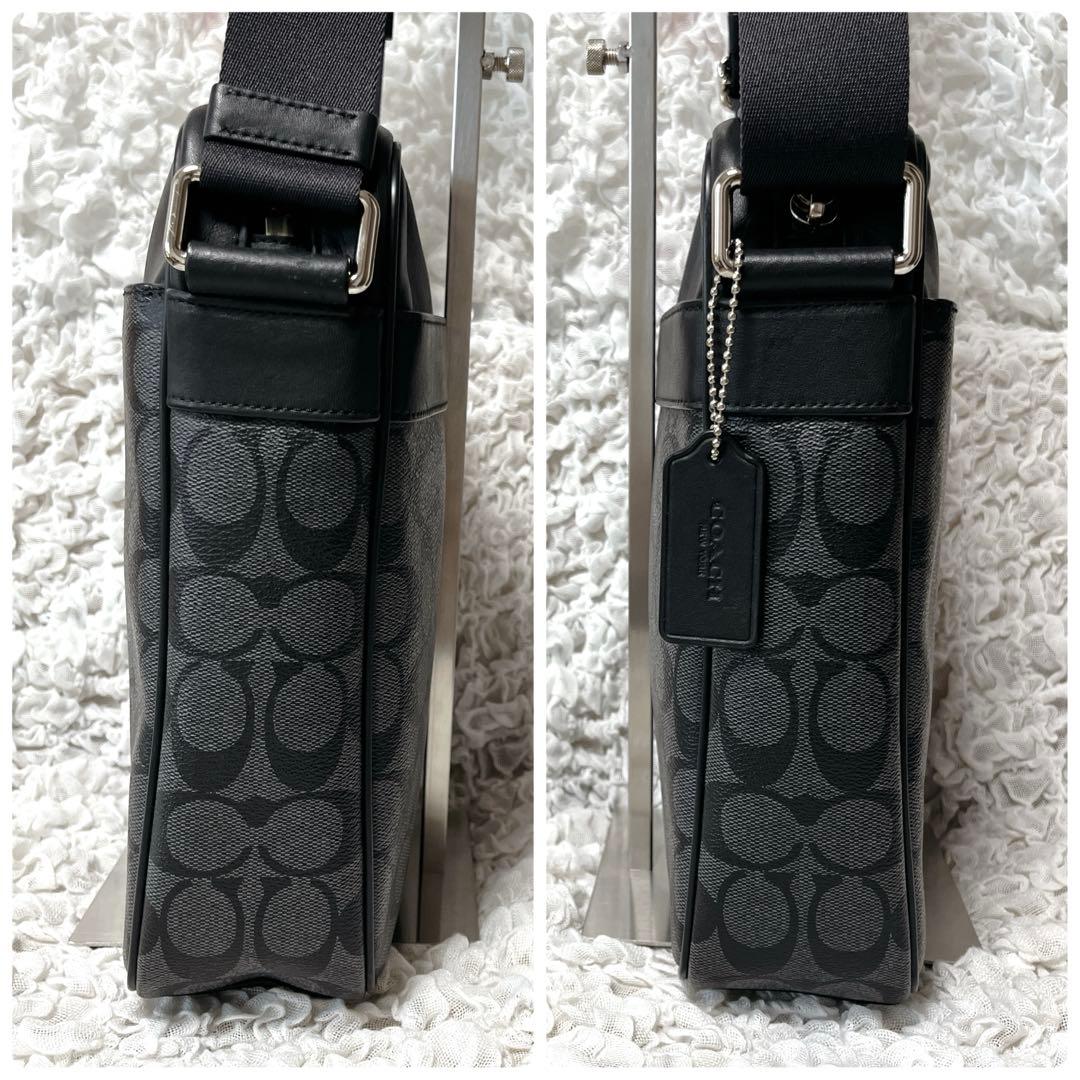 美品✨COACH コーチ シグネチャー フライトバッグ クロスボディ 斜め掛け