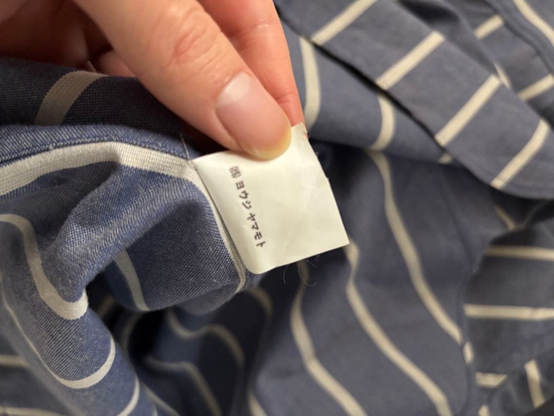 y's for men 90s 茶タグ vintageストライプ シャツ