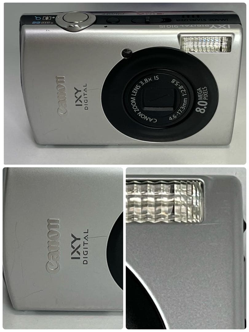 【CCDセンサー】Canon IXY 910 IS シルバー　オールドコンデジ