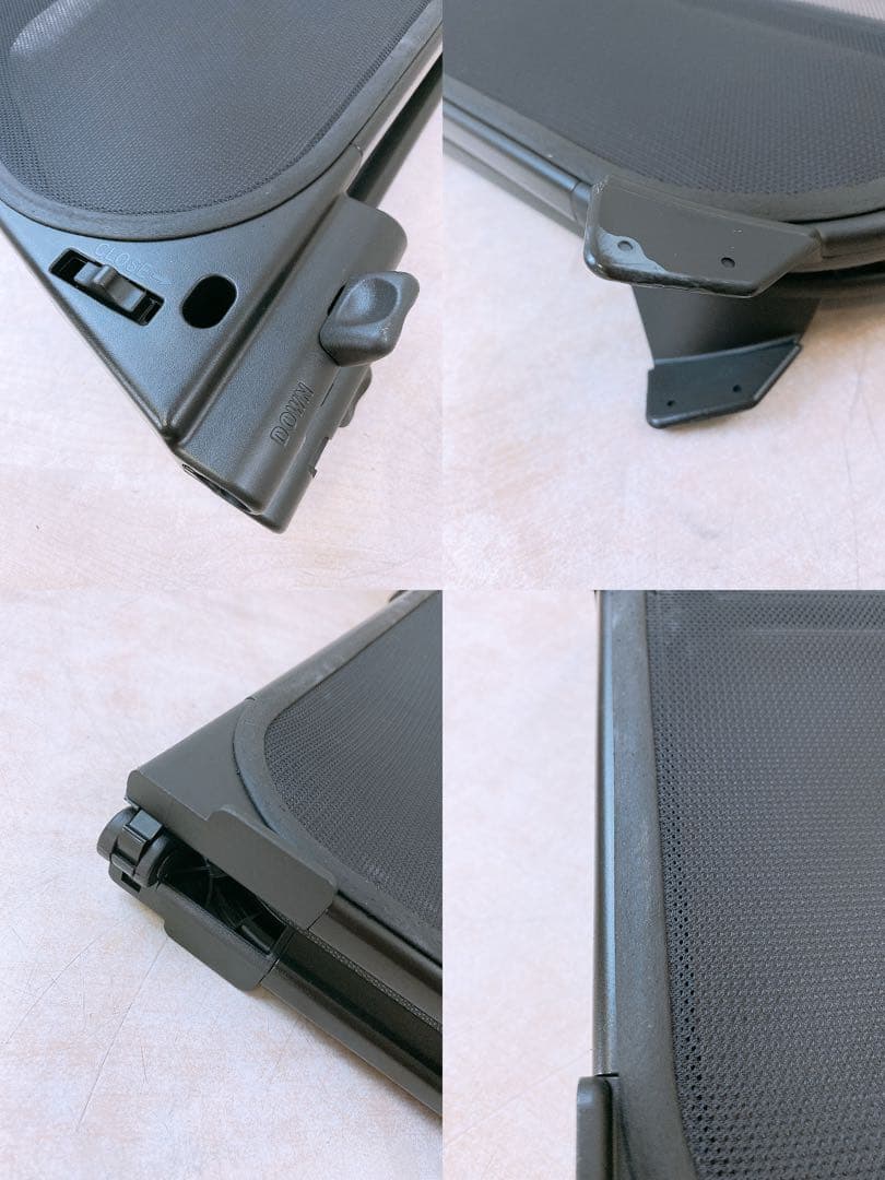 フェラーリ ウィンドディフレクター カー用品 ケース付 中古品