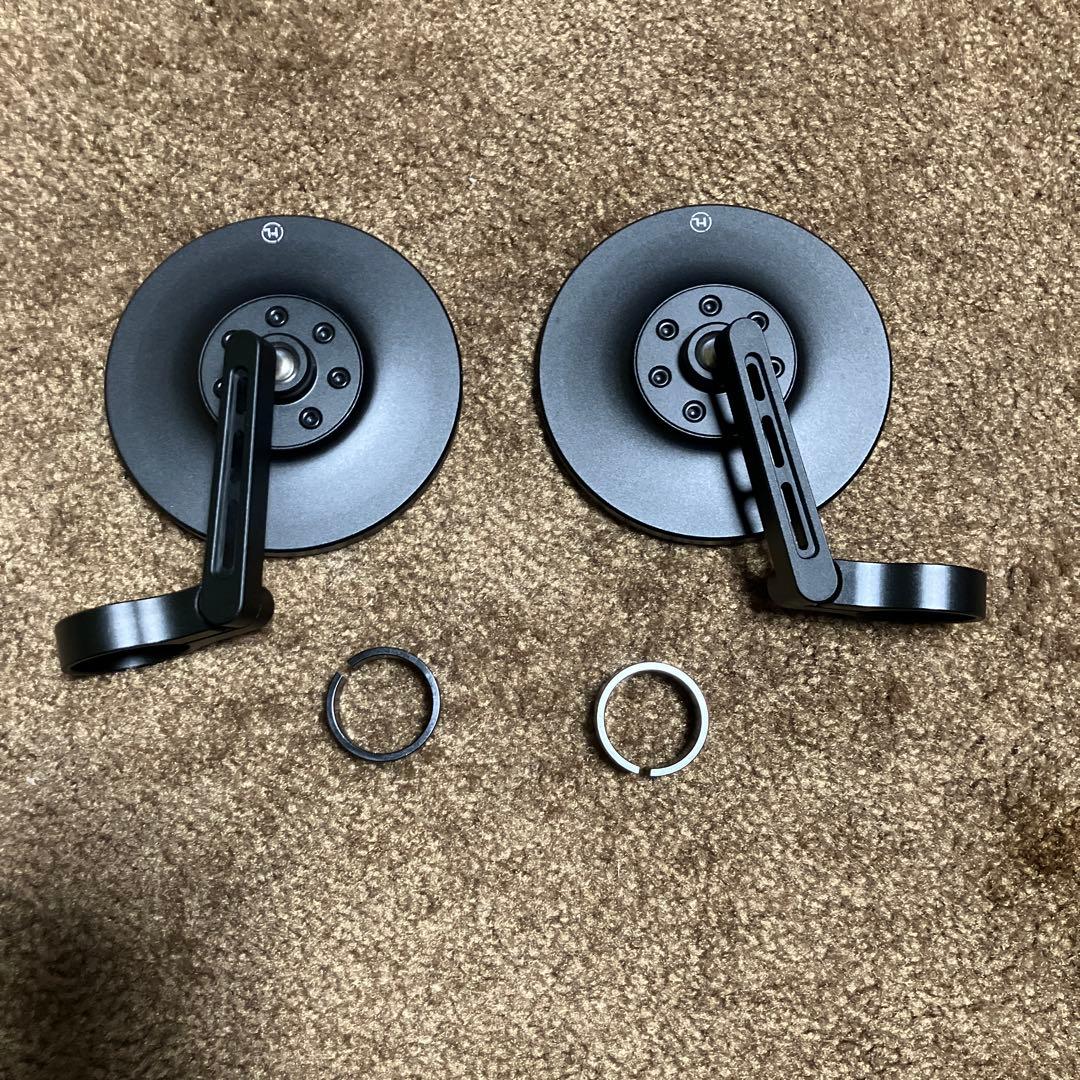 デイトナ ハイサイダー バーエンドミラー 2本セット コネロ ショート