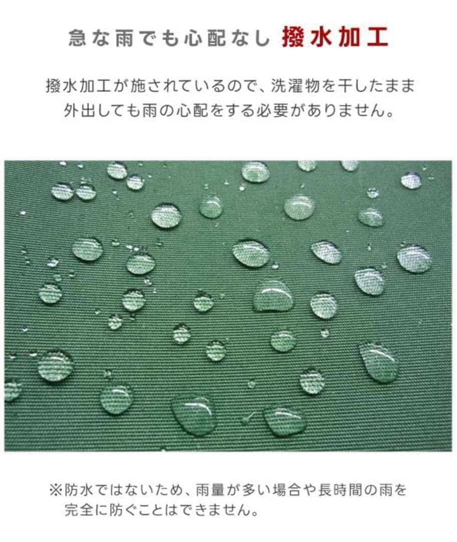 UVカット日よけオーニング 3m グリーン