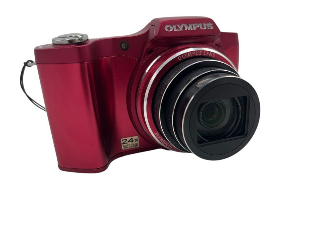OLYMPUS SZ-14 デジタルカメラ レッド デジカメ オリンパス 24倍