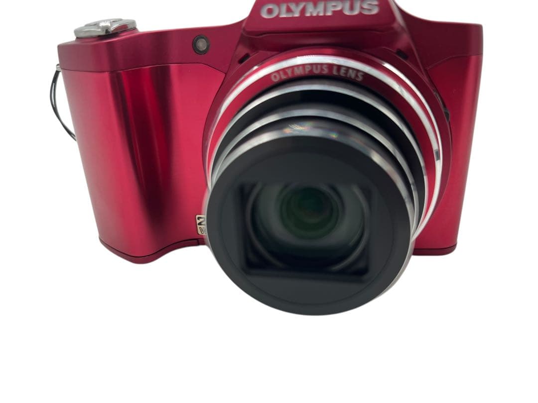 OLYMPUS SZ-14 デジタルカメラ レッド デジカメ オリンパス 24倍