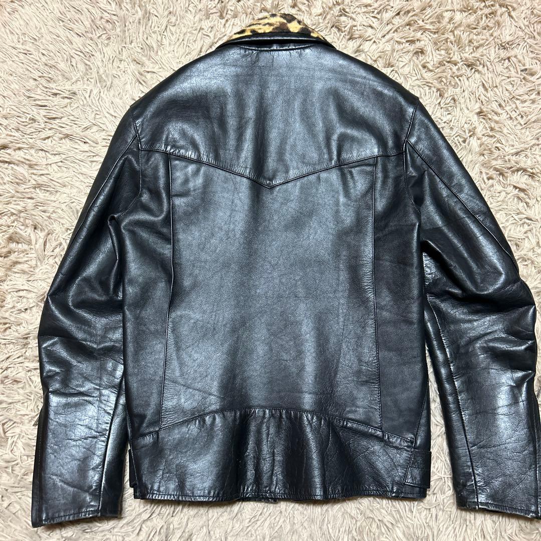 反*内様 リップクリアーレザーライダースL666パンクバウンティーハンターral