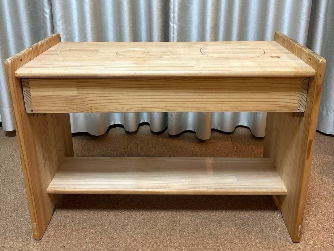 木遊舎 おままごとキッチン デスク 2way 木のおもちゃ　子ども机