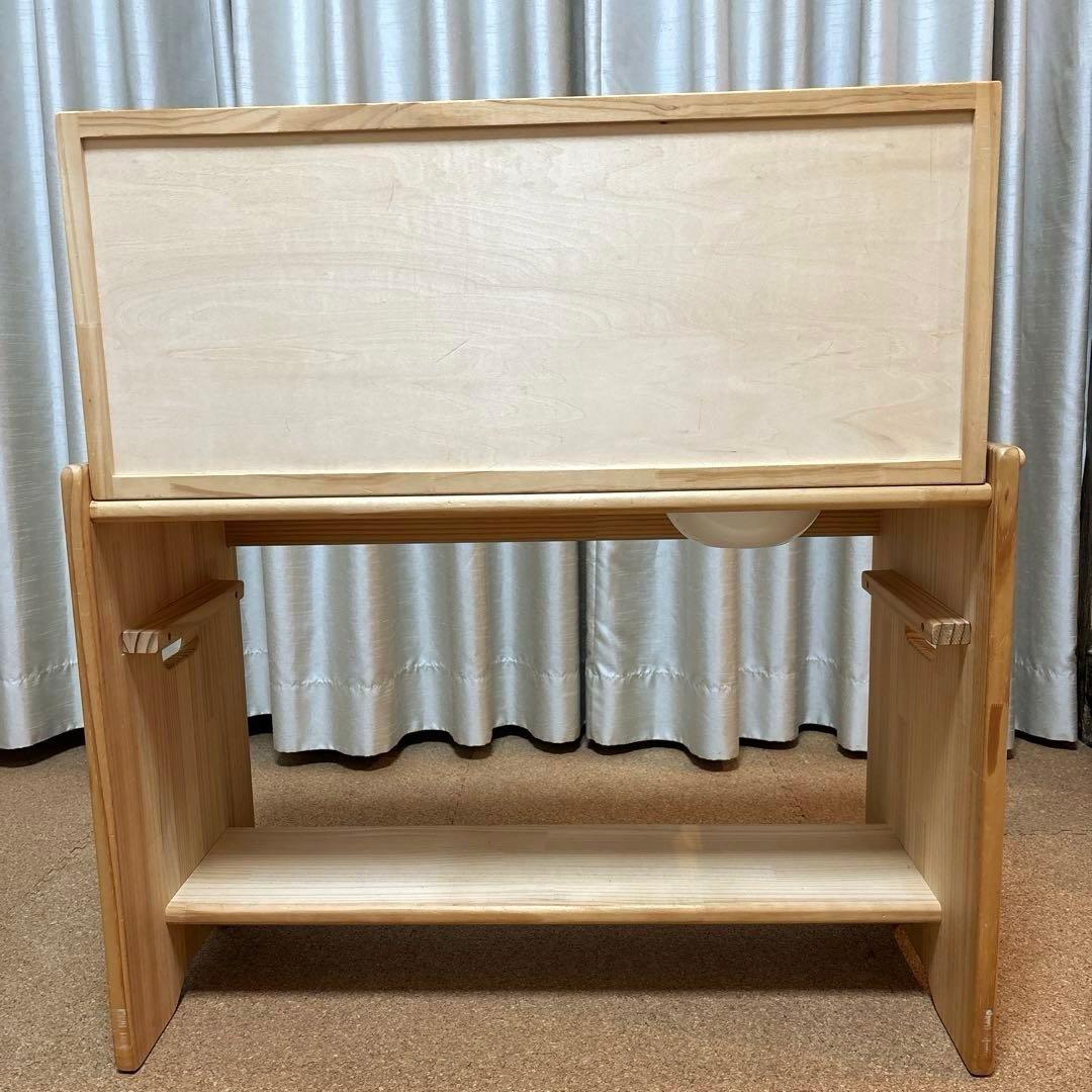 木遊舎 おままごとキッチン デスク 2way 木のおもちゃ　子ども机