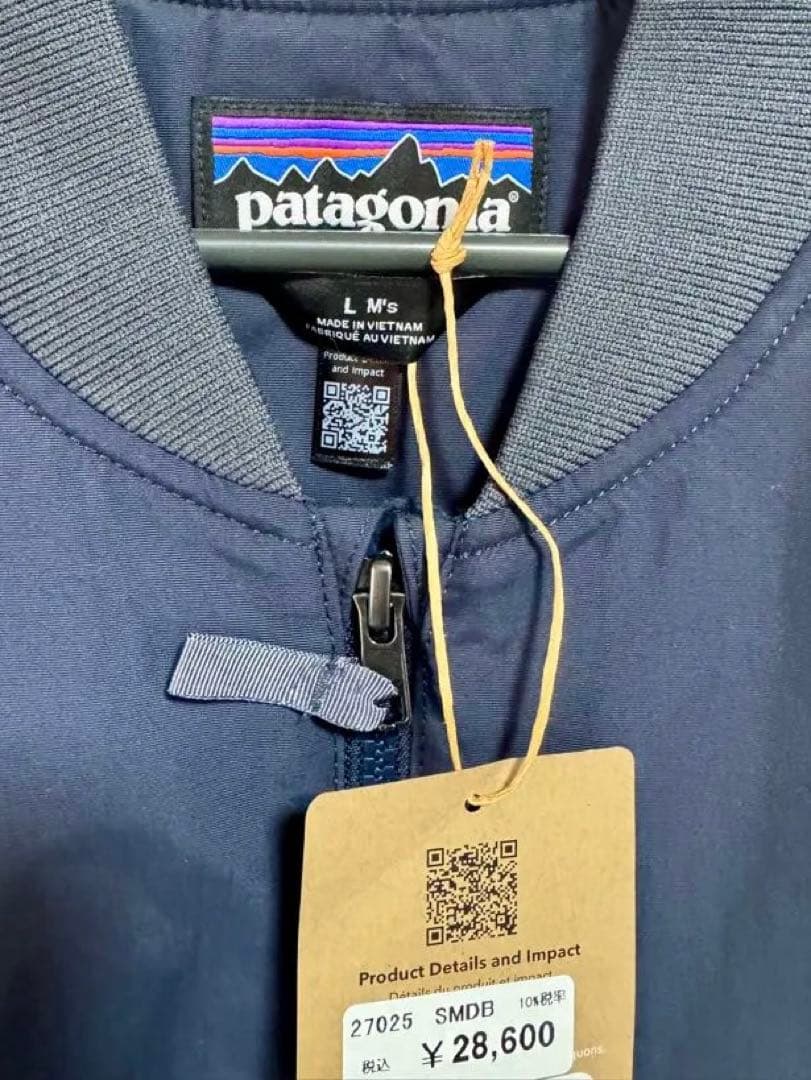 パタゴニア　イスマス・デック・ジャケット　メンズLサイズ　ネイビー