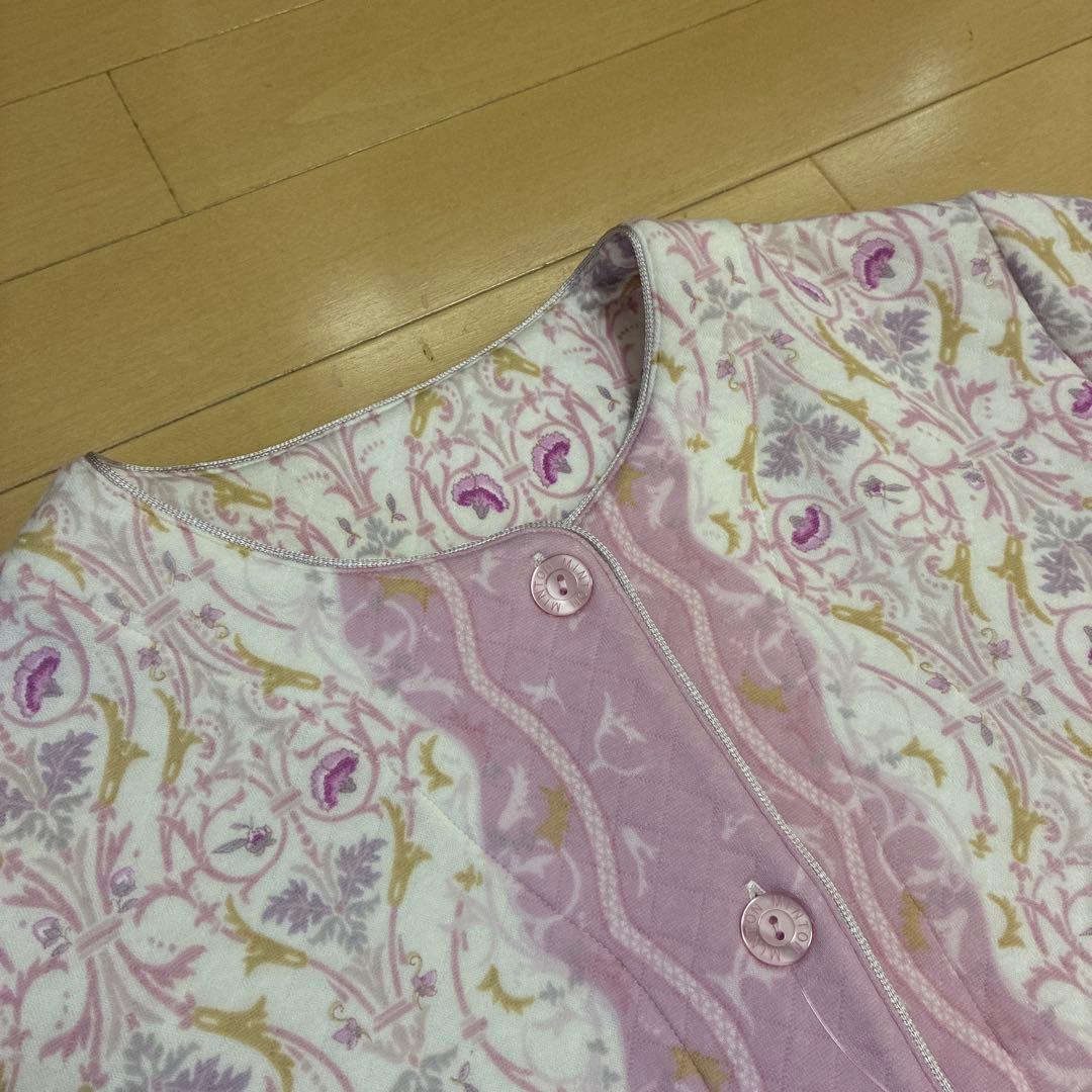 ミントン♪新品 長袖パジャマ ＬＬサイズ ワコール　あったか素材　キルトニット