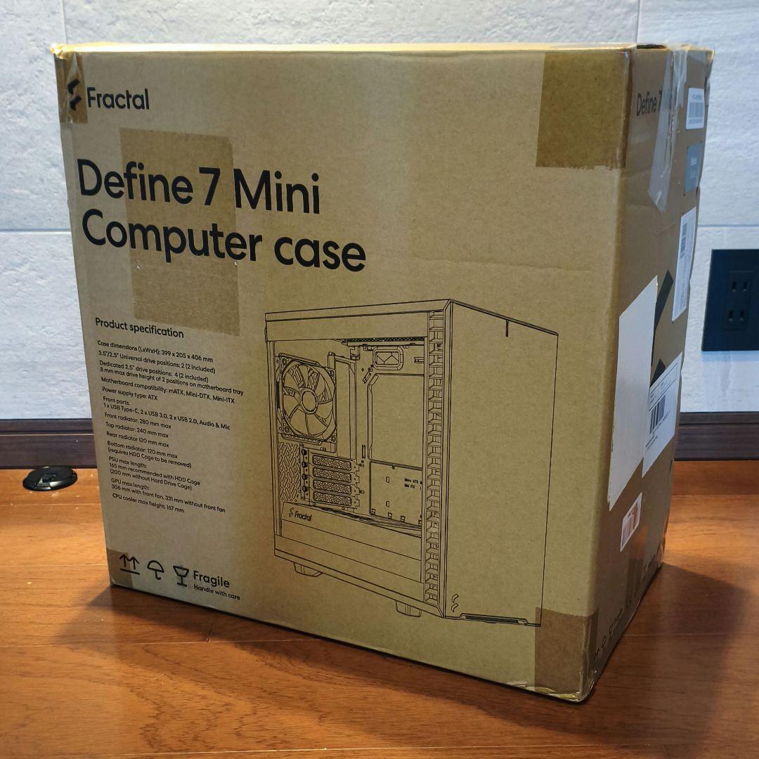 新品 Fractal Define 7 mini ソリッドブラック