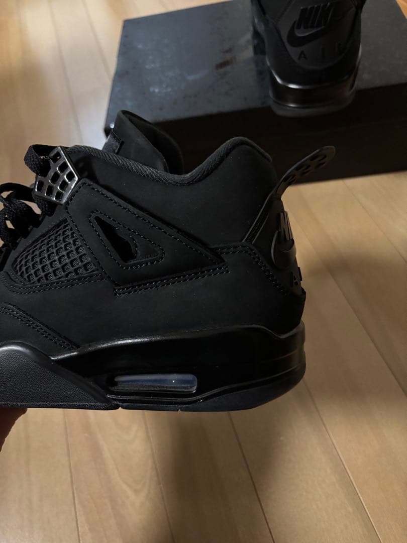 靴 Nike Air Jordan 4 Retro OG \"Black Cat\"