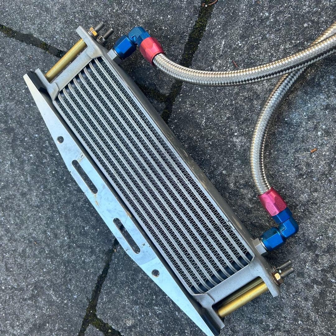 オイルクーラー　真鍮　z400fx z550fx ゼファーx バイク　冷却