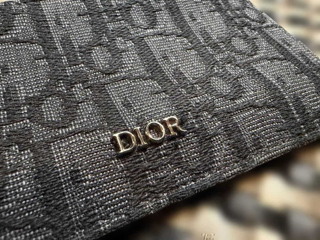 クリスチャンディオール オブリークジャカード ジッパー カード/ケース