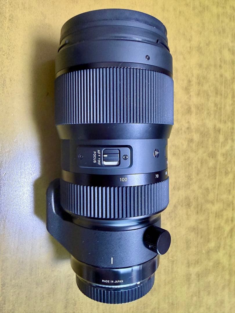 シグマ50〜100ミリF1.87ズームレンズ　CanonマウントHSM