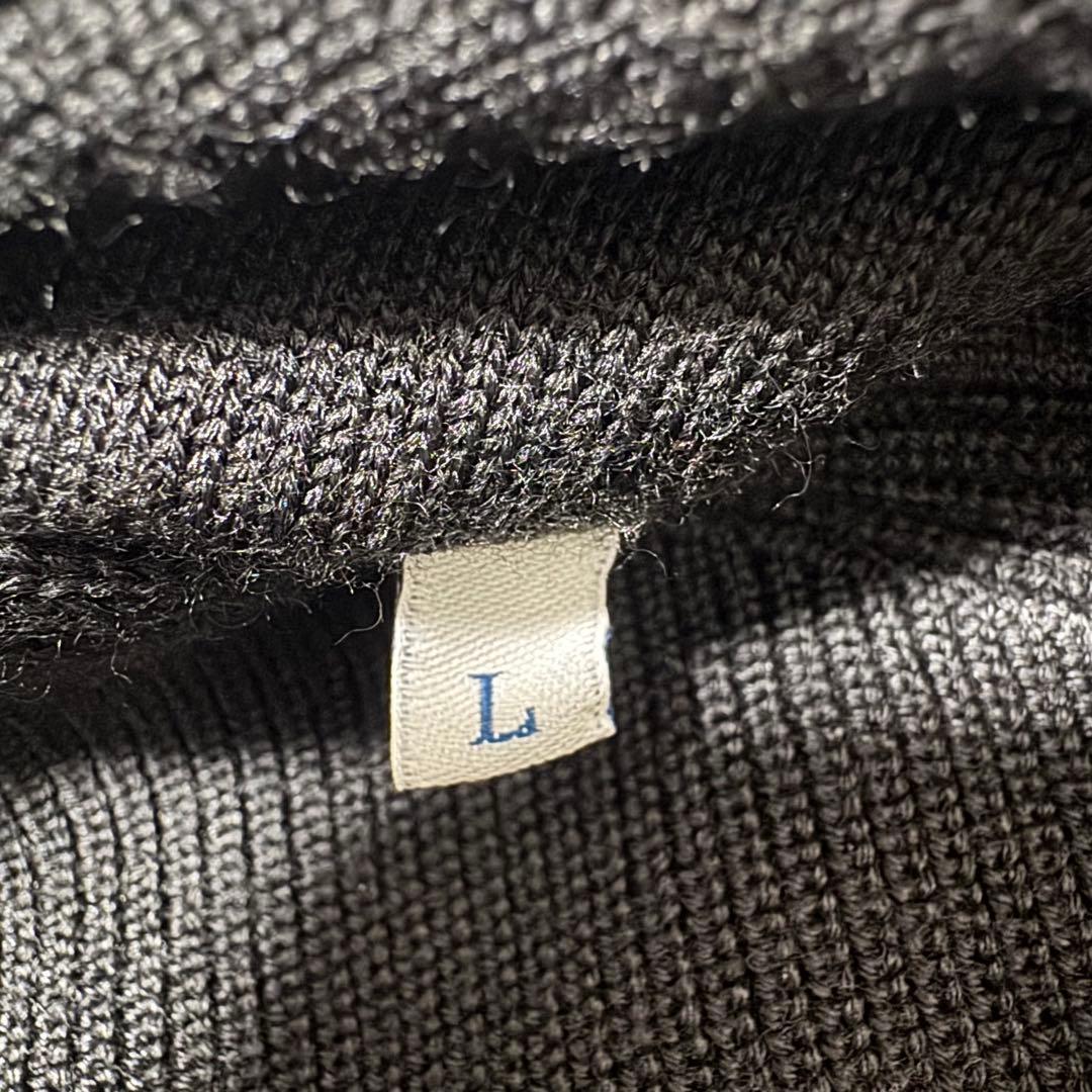 美品 MONCLER モンクレール ハイブリッド ナイロンパーカー ニット