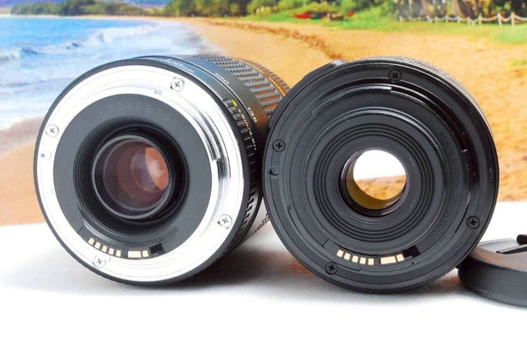 軽量✨運動会にも◎canon kiss X7 ダブルレンズ 一眼レフ スマホ転送