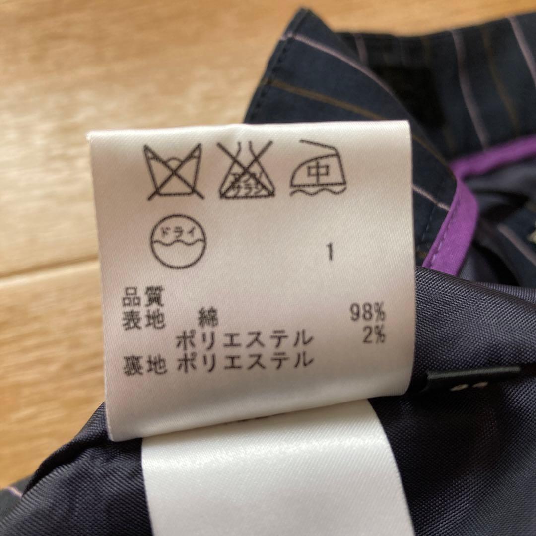 Paul Smith BLACK レディース スーツ ストライプ ネイビー 40