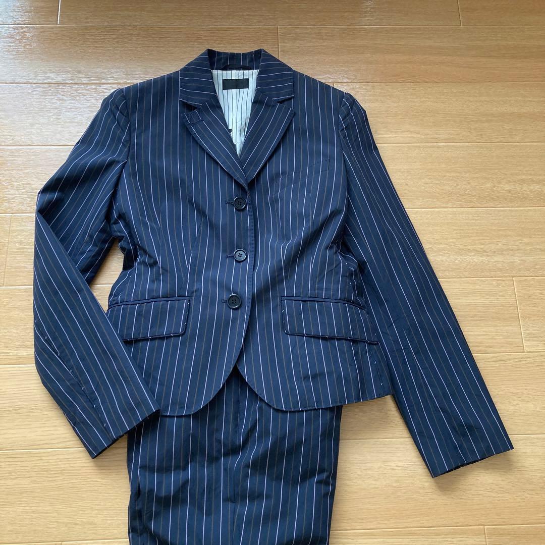 Paul Smith BLACK レディース スーツ ストライプ ネイビー 40