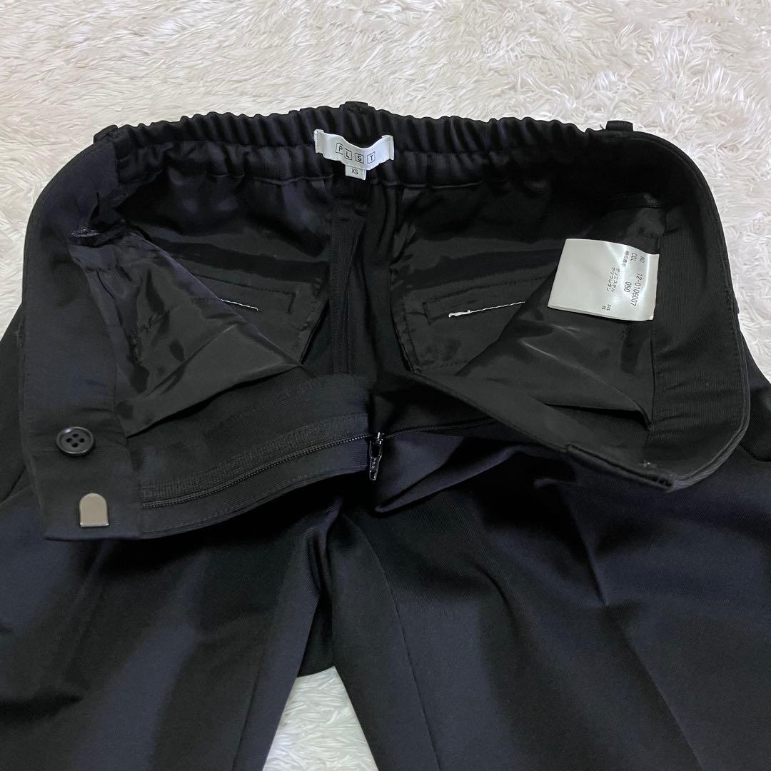 新品 未使用 プラステ ノーカラージャケット パンツスーツ セットアップ 黒