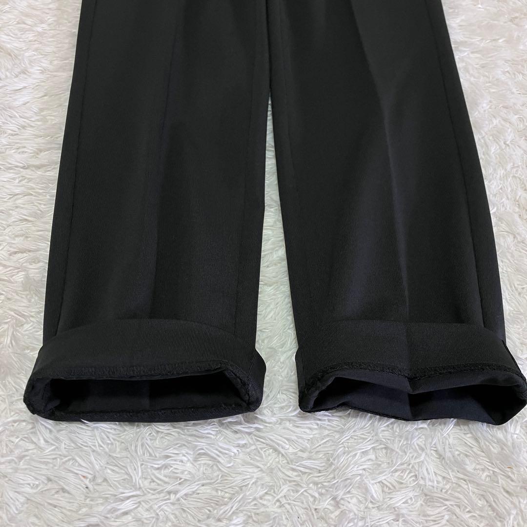 新品 未使用 プラステ ノーカラージャケット パンツスーツ セットアップ 黒