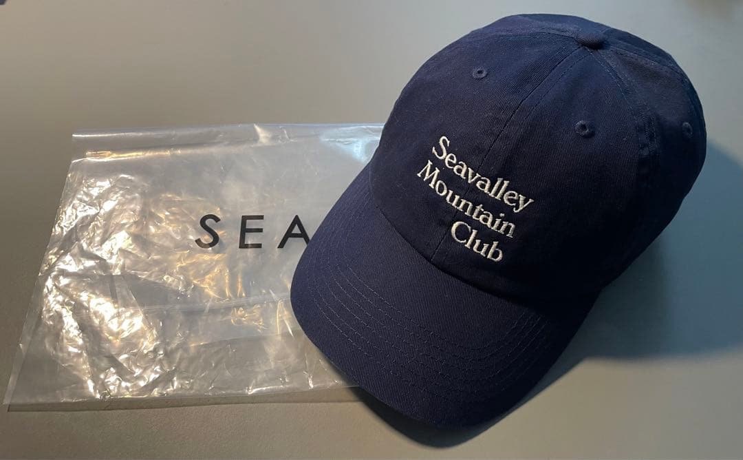 【美品】　SEA Seavalley Mountain Club ロゴキャップ