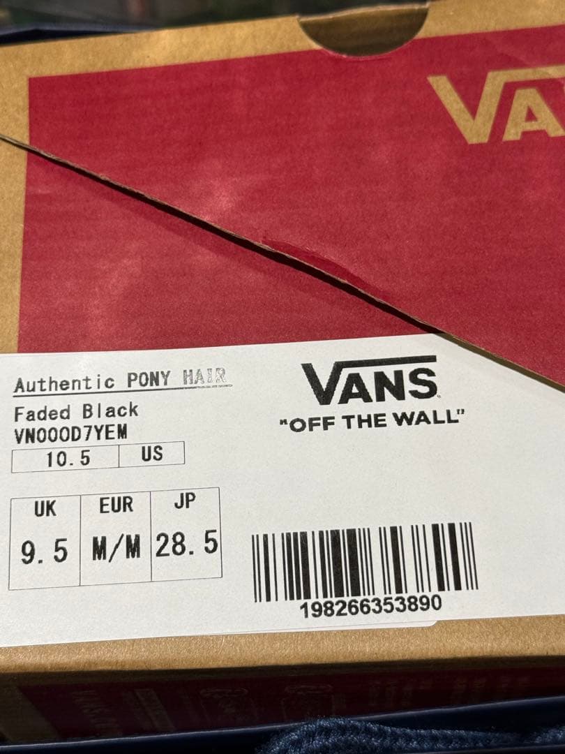 【28.5cm】Vans エクスクルーシブ for RHC オーセンティック