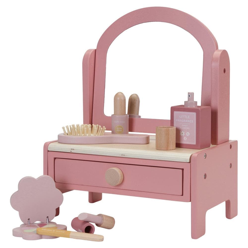 Little Dutch ドレッサー&メイクアップセット ピンク 木製おもちゃ