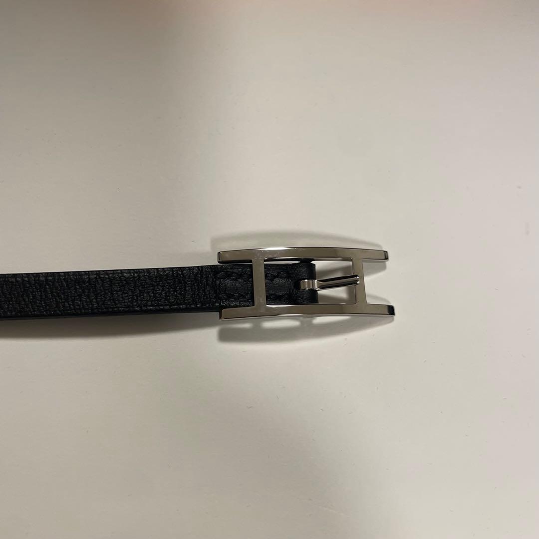 HERMES ビーアピ ドゥブルトゥール レザーブレスレット