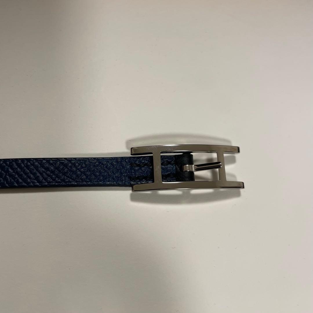 HERMES ビーアピ ドゥブルトゥール レザーブレスレット