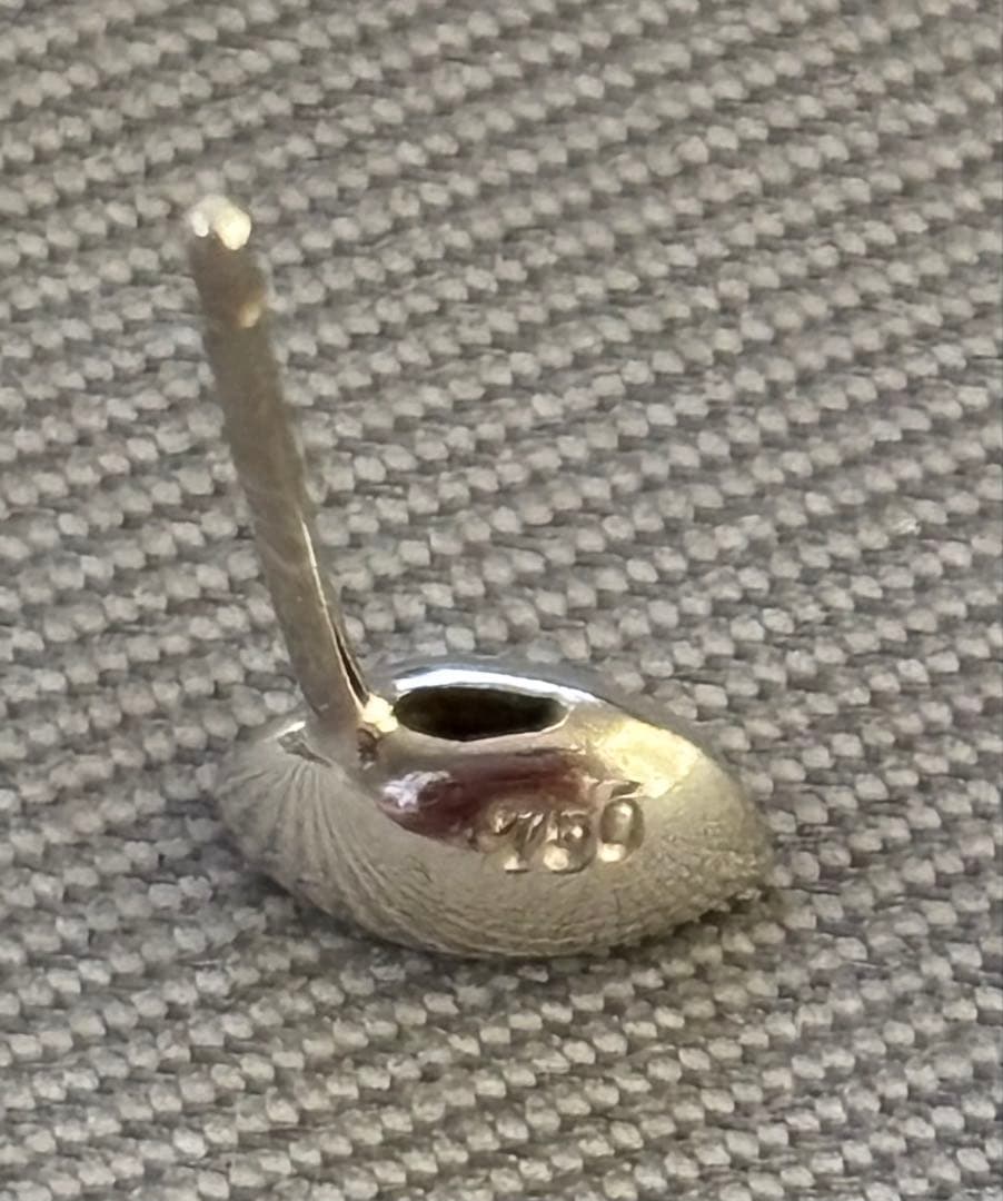 RUGIADA ルジアダ　18金　片耳用ピアス　3種類セット