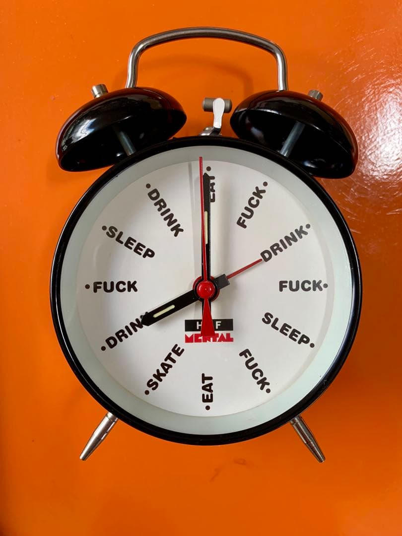 ☆【限定】HUF × SKATE MENTAL ALARM CLOCK