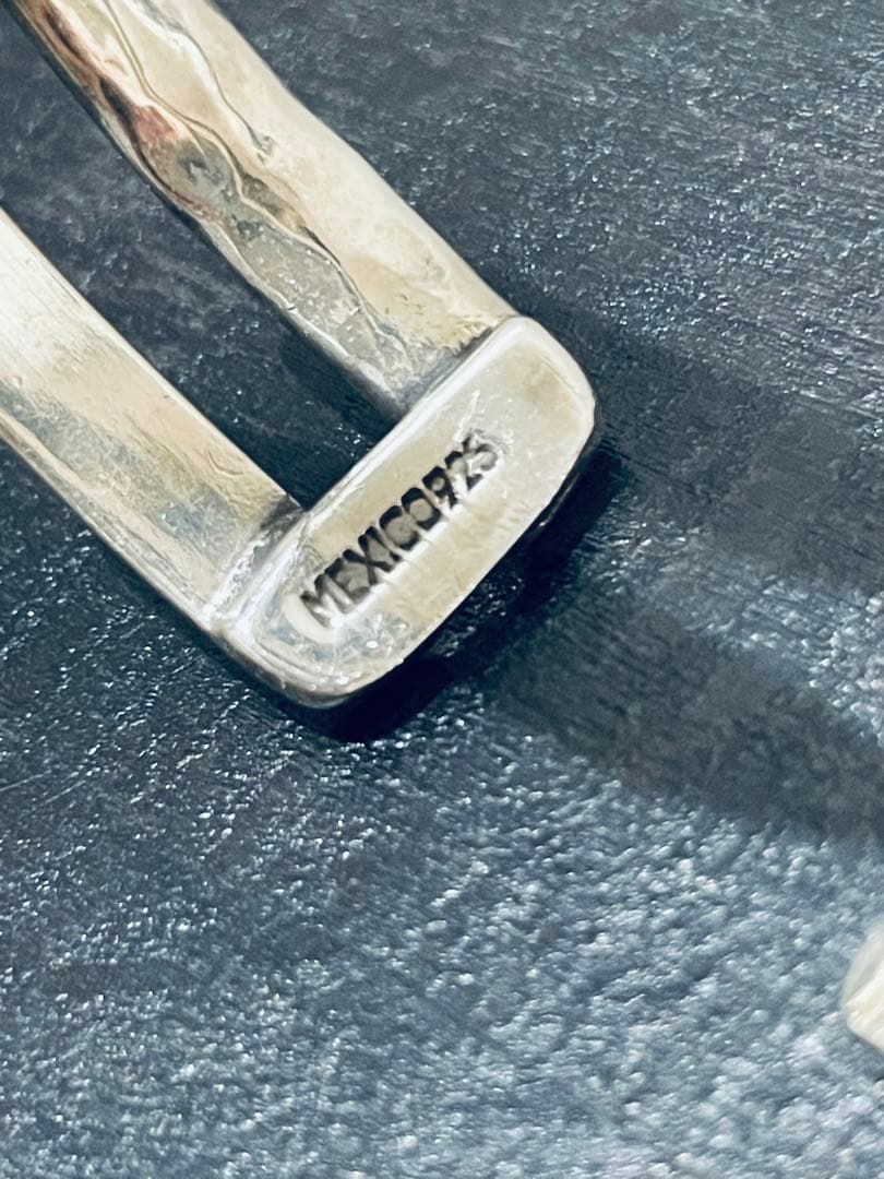 【特価】ヴィンテージ シルバーバングル　メキシコシルバー