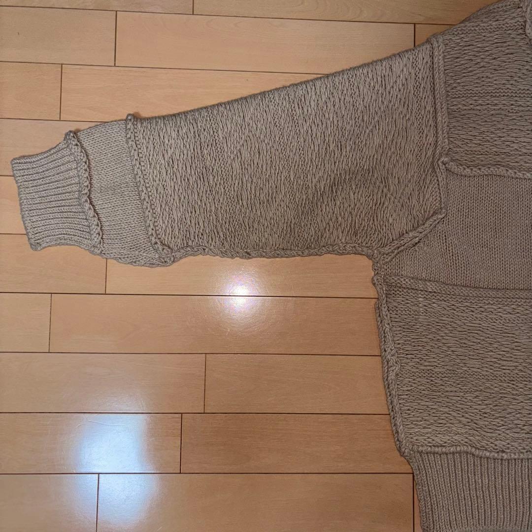 【Name.】21AW PATCHWORK KNIT SWEATER 1