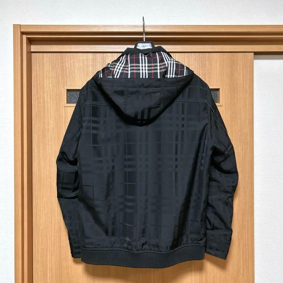 美品 バーバリー ブラックレーベル 2way シャドー チェック ブルゾン L