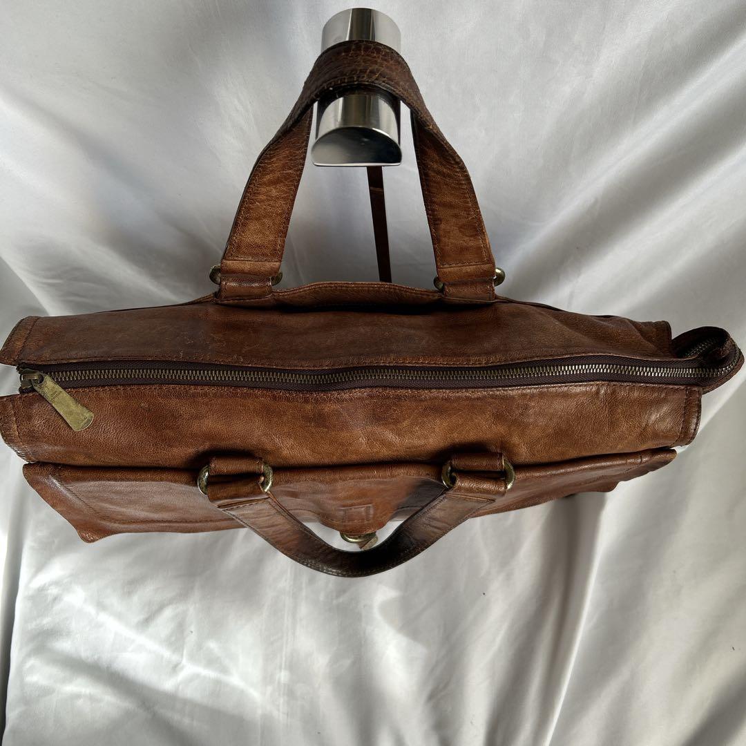 【希少】dan genten ビジネスバッグ ブリーフケース オールレザー A4