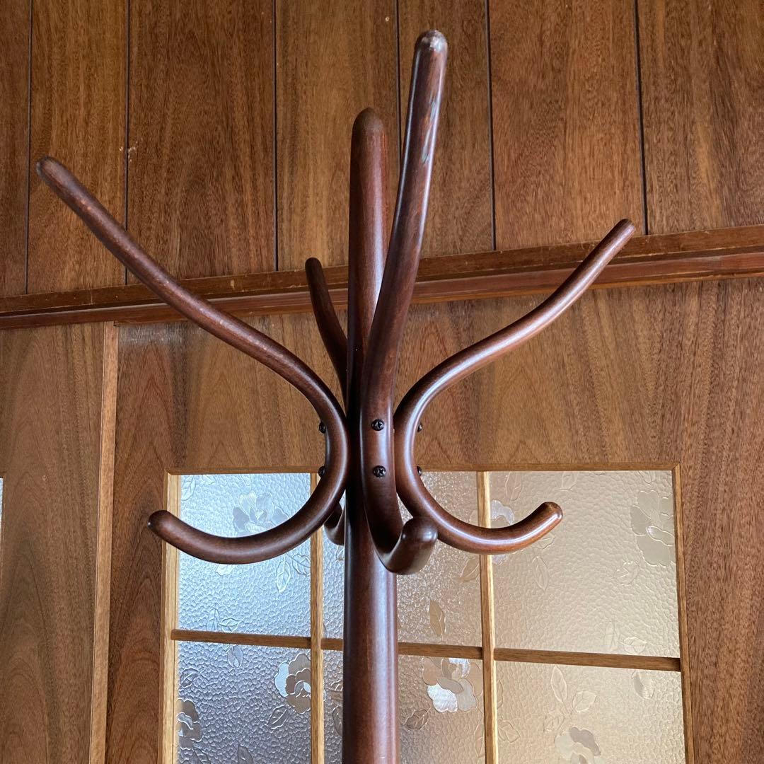 【送料込み】秋田木工　コートハンガー