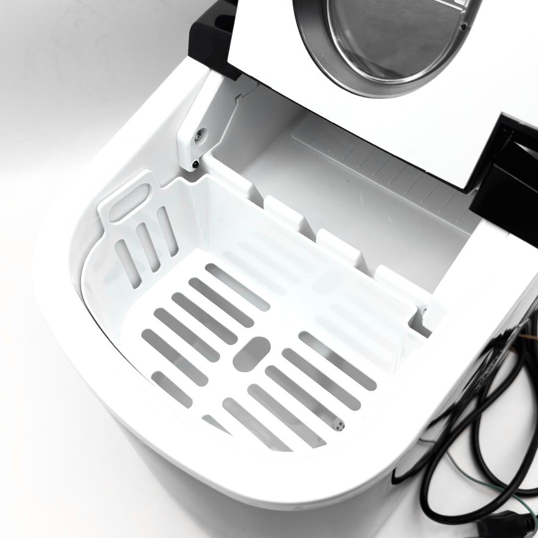 【未使用に近い】コンパクト高速製氷機 SR-HIM01 ブラック 黒