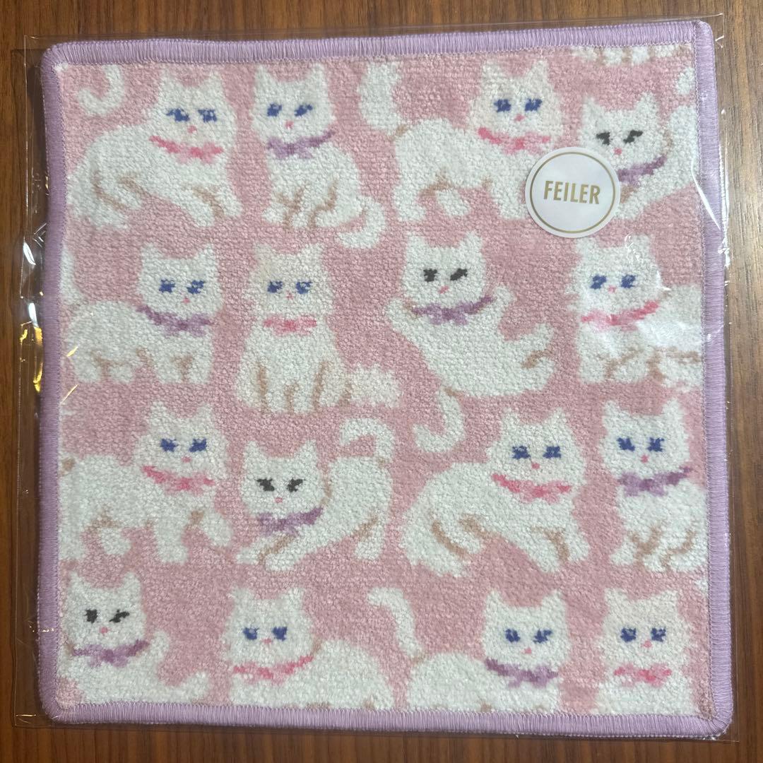 【完売品】FEILER ラブラリー　ハンカチと舟形ポーチSセット
