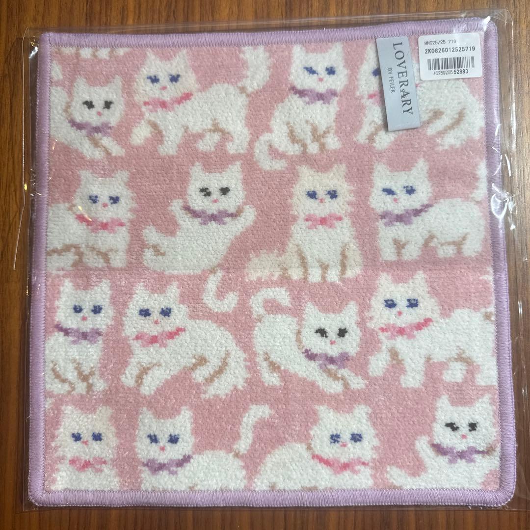 【完売品】FEILER ラブラリー　ハンカチと舟形ポーチSセット