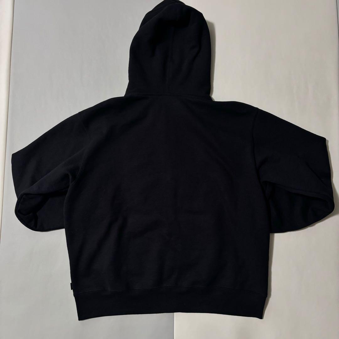 supreme シュプリーム パーカー　フーディー　zip ジップ　ブラック